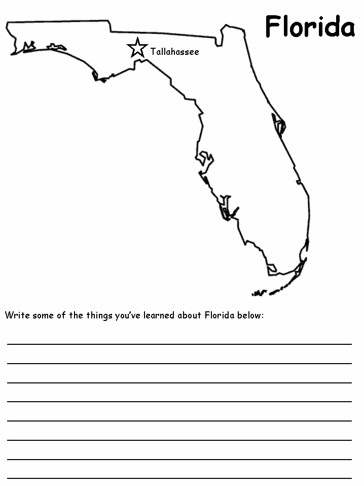 Florida Map Kids Florida Map Kids Stock 10 Florida Map 