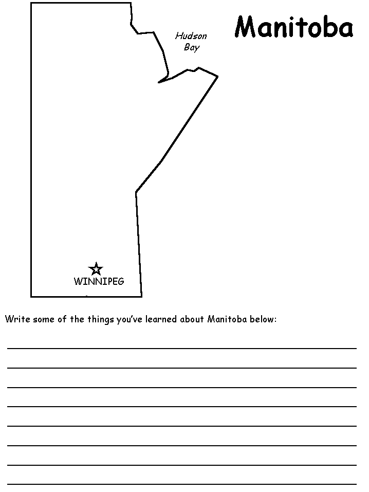 Or curious if there are specific types of stores or restaurants in your area? Manitoba Map
