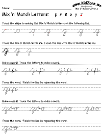 cursive writing