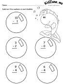 grade one math worksheets