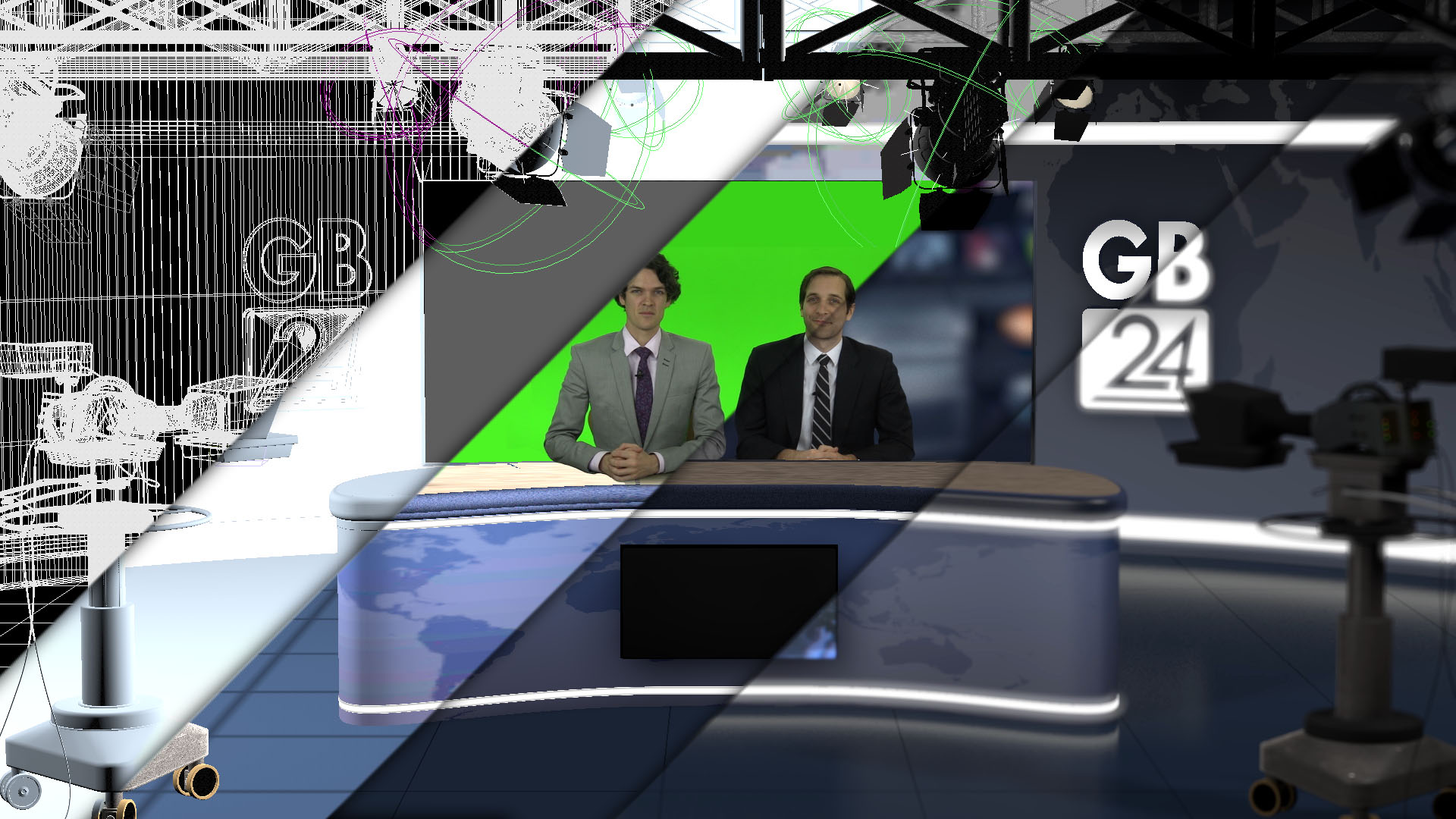 Zoom In Shot Slashes