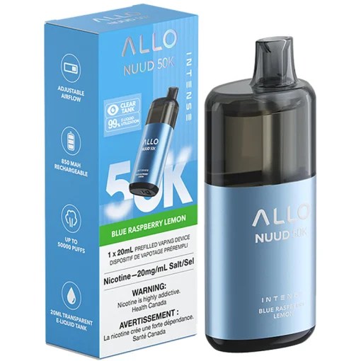 Allo Nuud 50K Disposable -Blue Raspberry Lemon