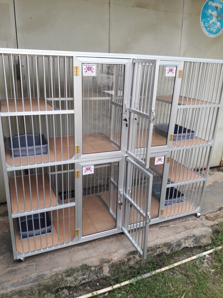 Dijual kandang ayam jago / jago / kandang barang baruuuu!!! Kandang Kucing Alumunium Tipe-Custom (By Request