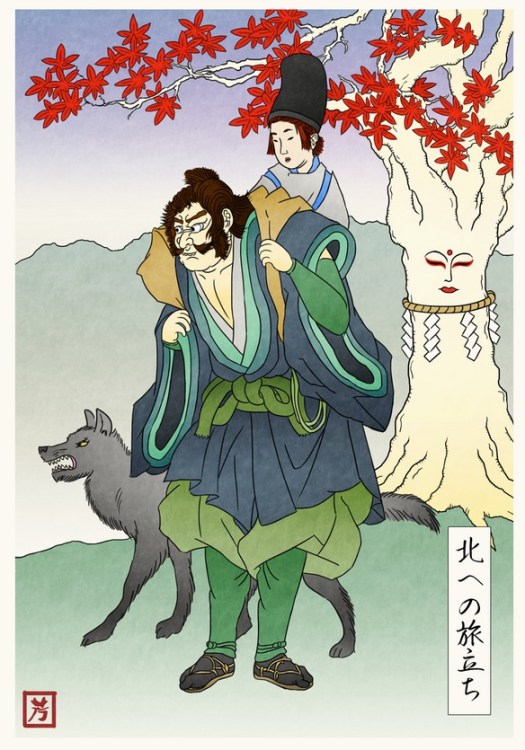 Game of thrones Ukiyo-e