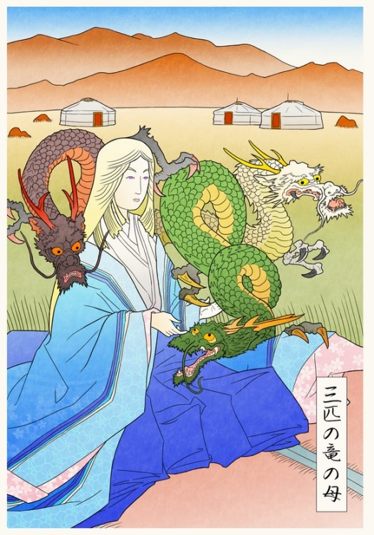 Game of thrones Ukiyo-e