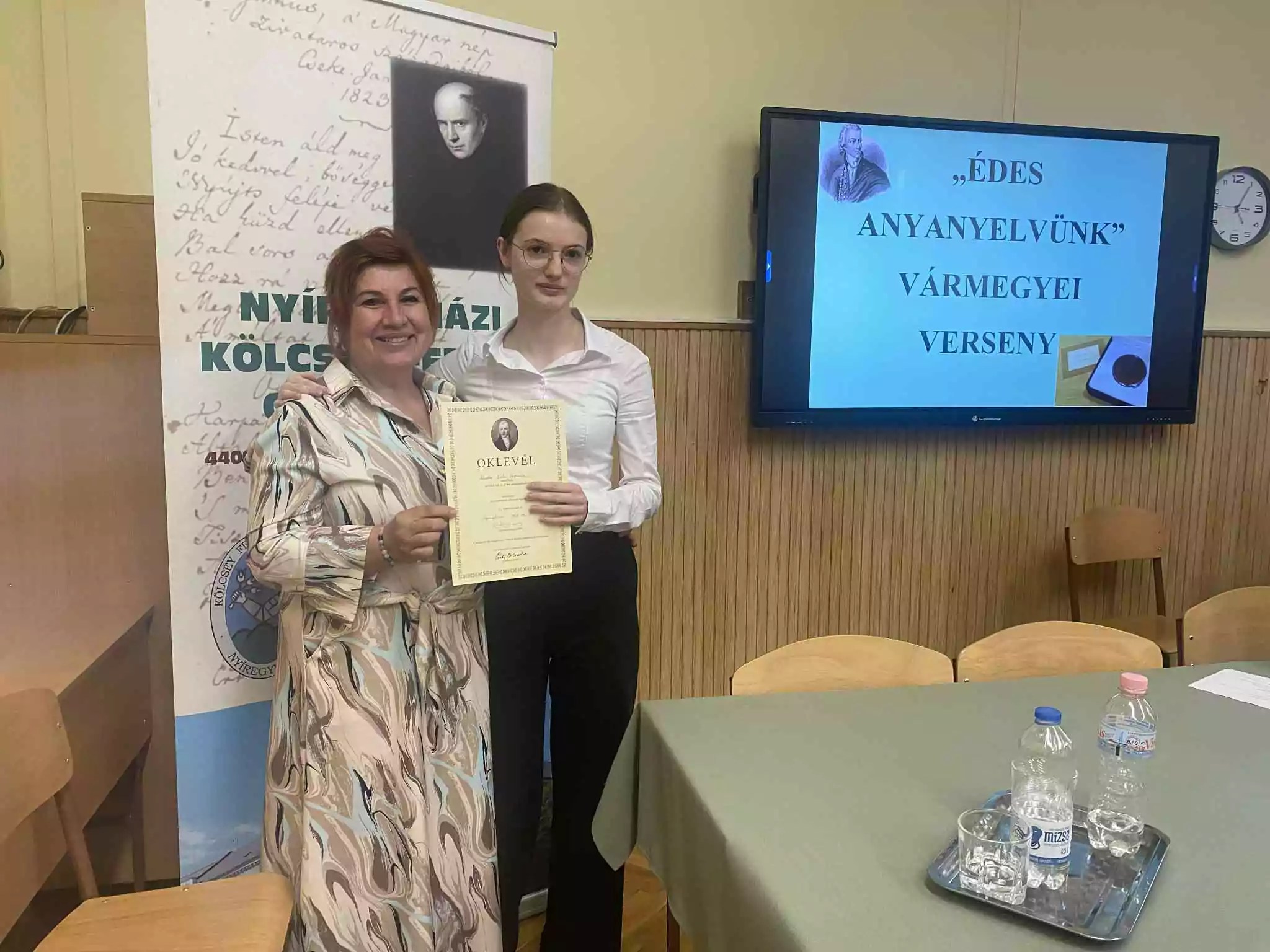 Harmadik helyezés a szép beszédért