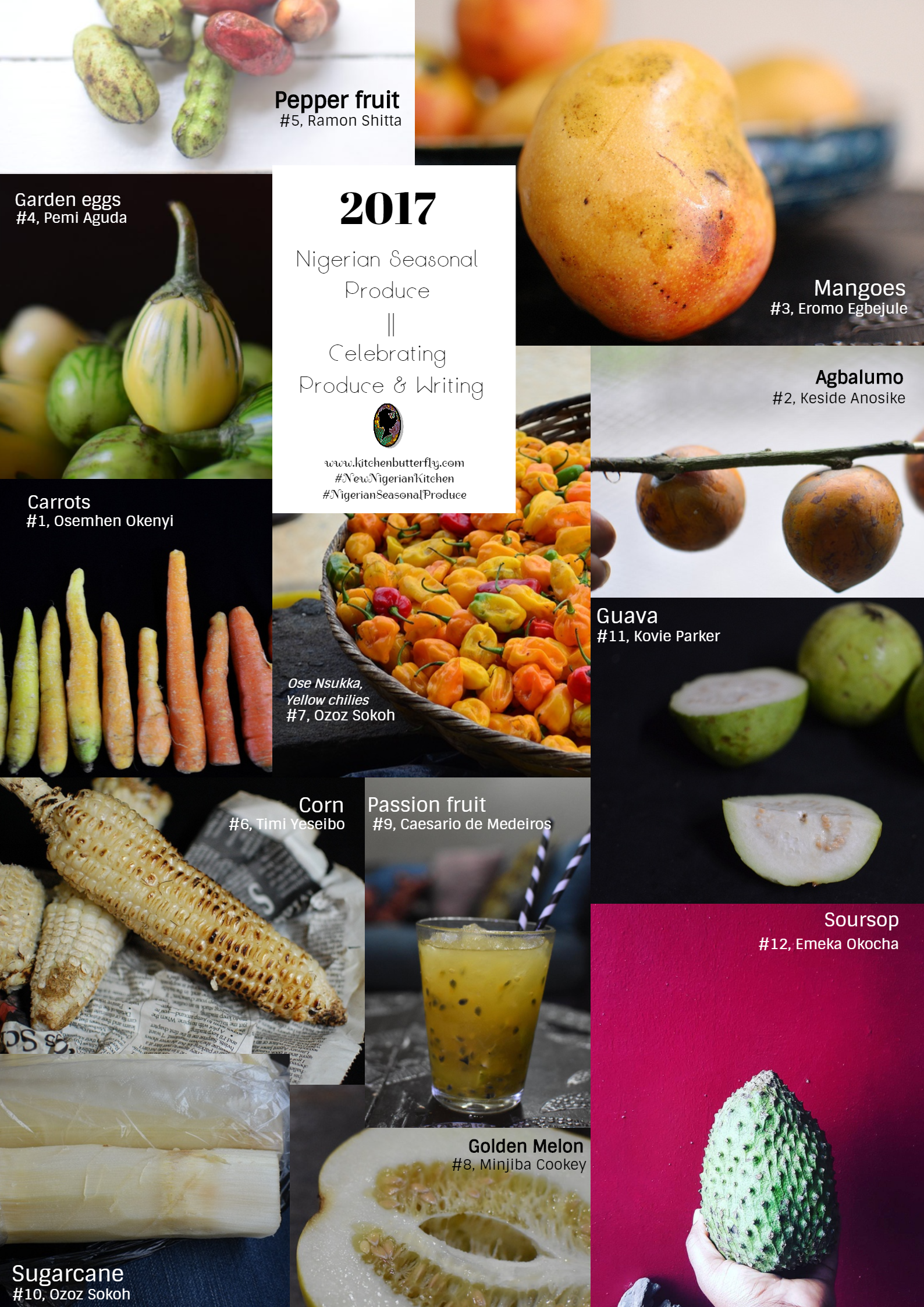 Round-up: The Nigerian Seasonal Produce Column, 2017