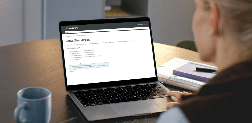 AMS360 Active Client Report