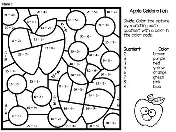 22 fun to do division color by number printables kitty baby love