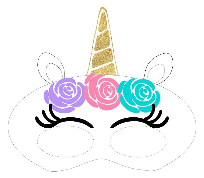 10 awesome unicorn mask templates kittybabylovecom