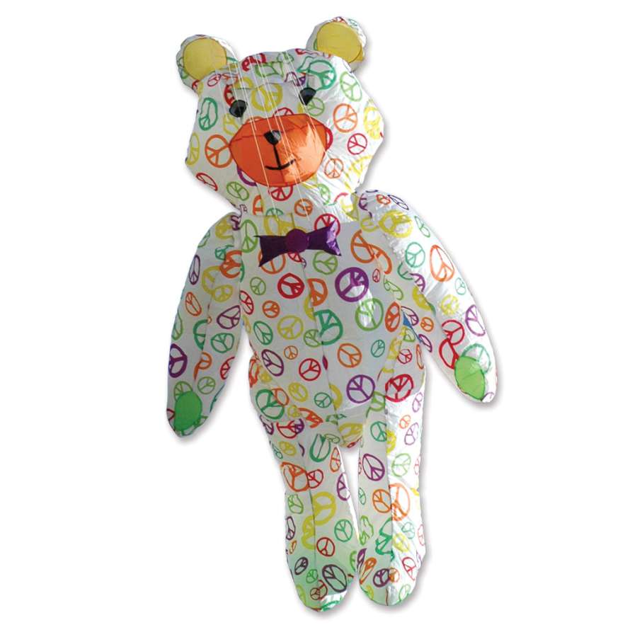 Peter Lynn Teddy Bear Peace Signs Kite
