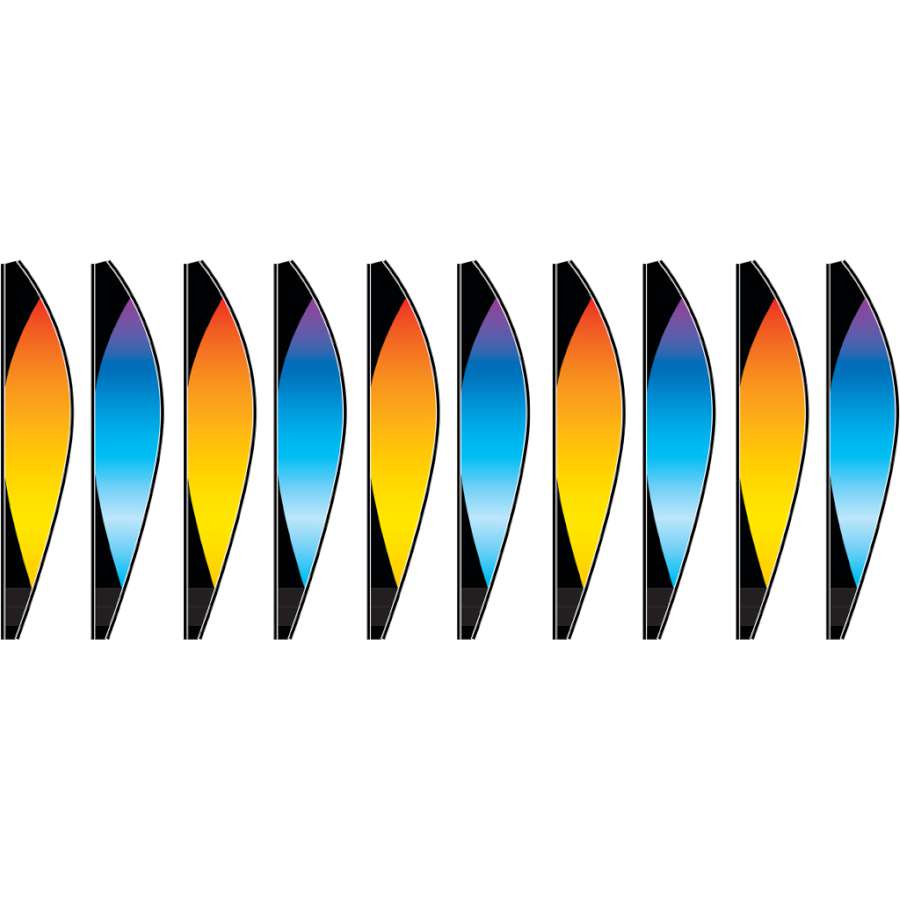 Alternative view of 26'' Sunset Gradient Hot Air Balloon