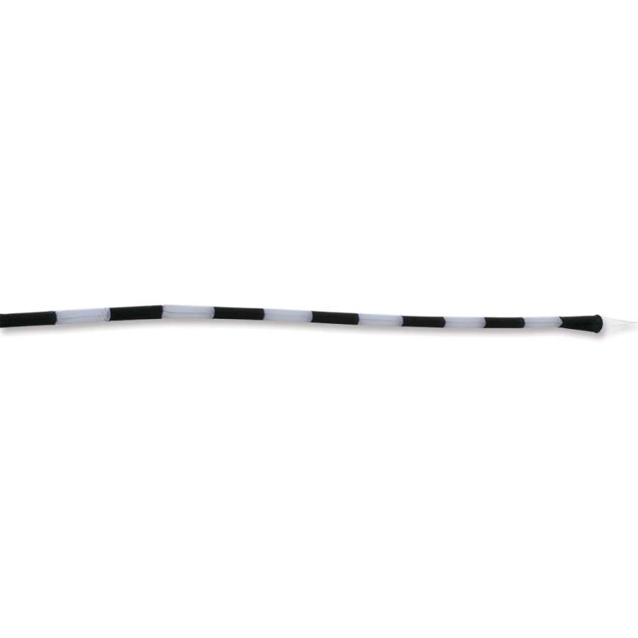 24' Black & White Tube Tail