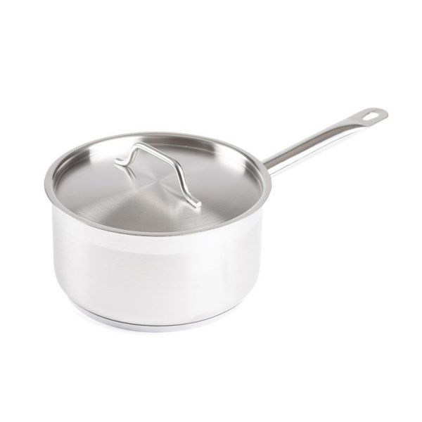 Sauce Pan & Cover SS 3.5Qt