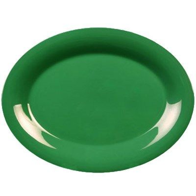 Platter 13x10 Green Melamine