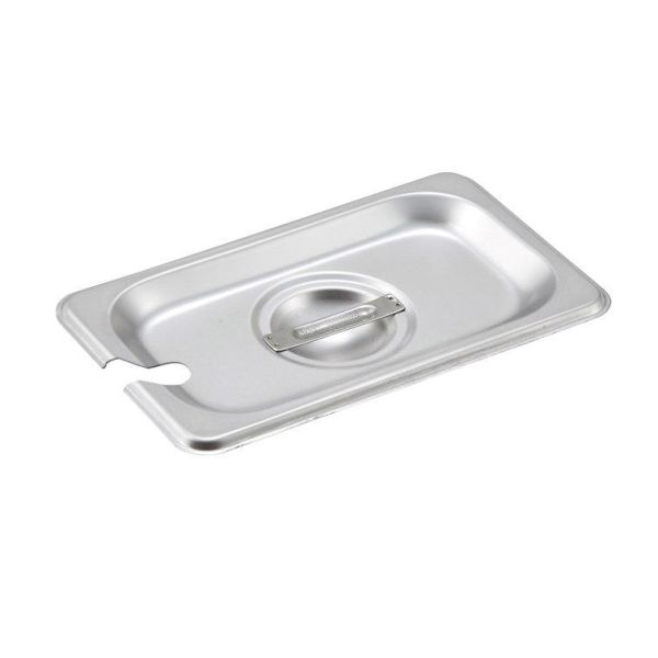 Steam Pan 1/9 Cover Notched SS