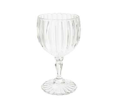 Wine 6oz Red Fluted Poly