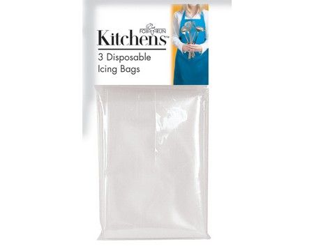 Pastry Bag 18" Disposable 3pc