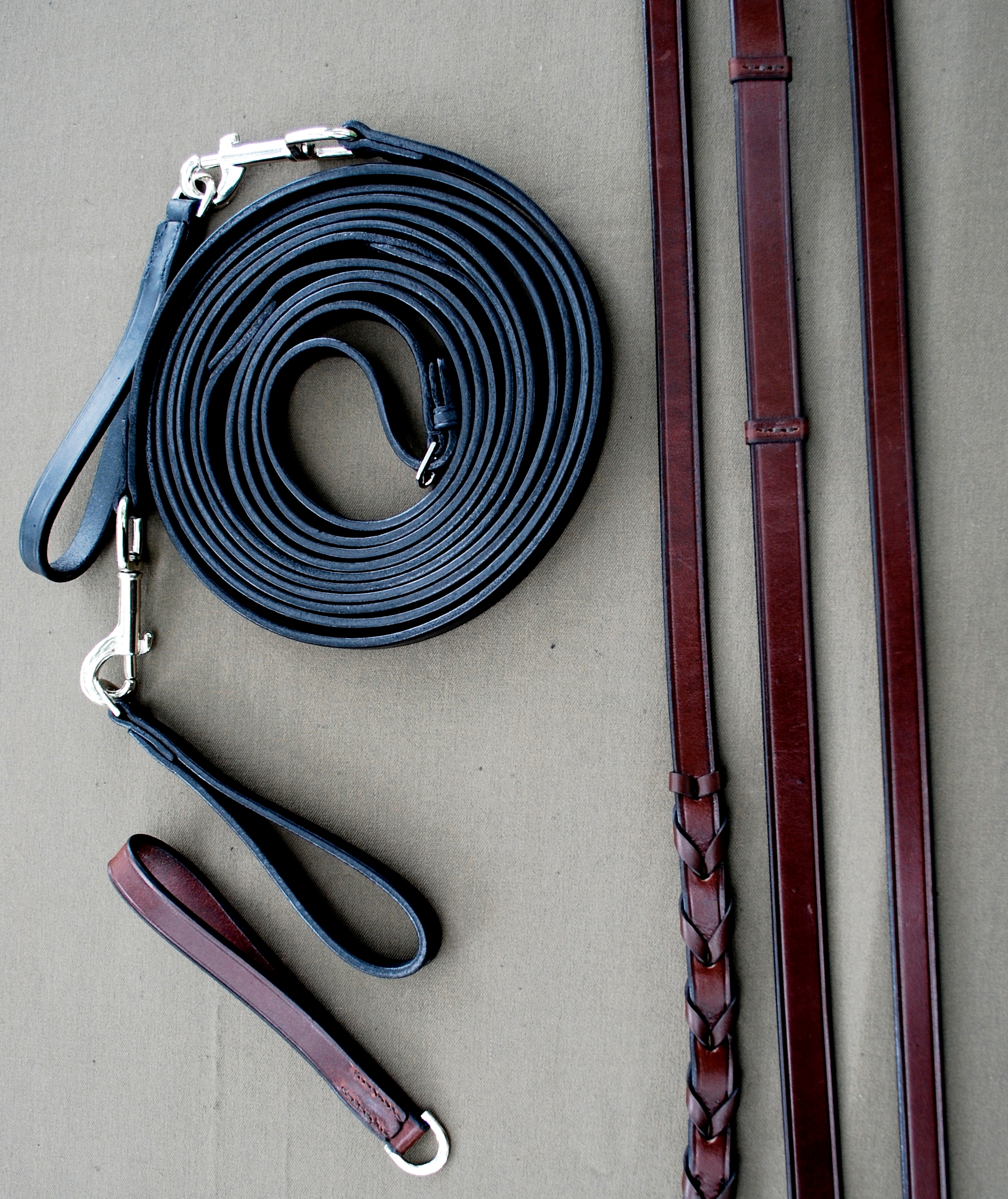 Red barn bridlework tuscany hunter bridle cob size. Training Aids
