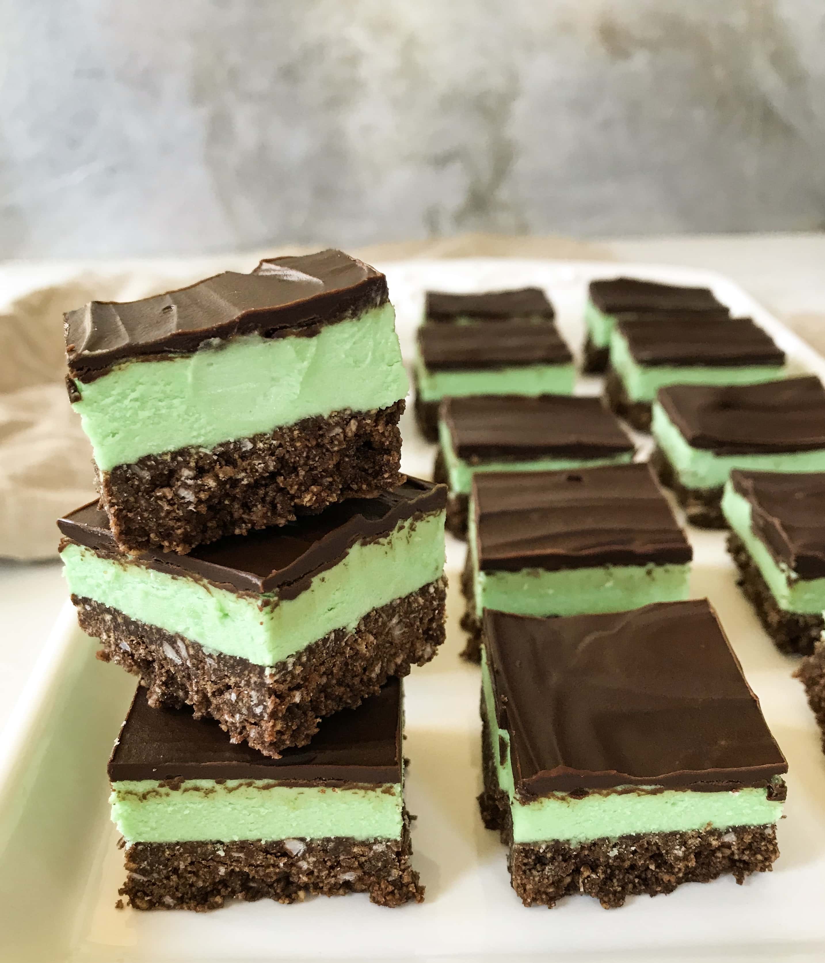 Mint Nanaimo Bars Recipe Knead Some Sweets