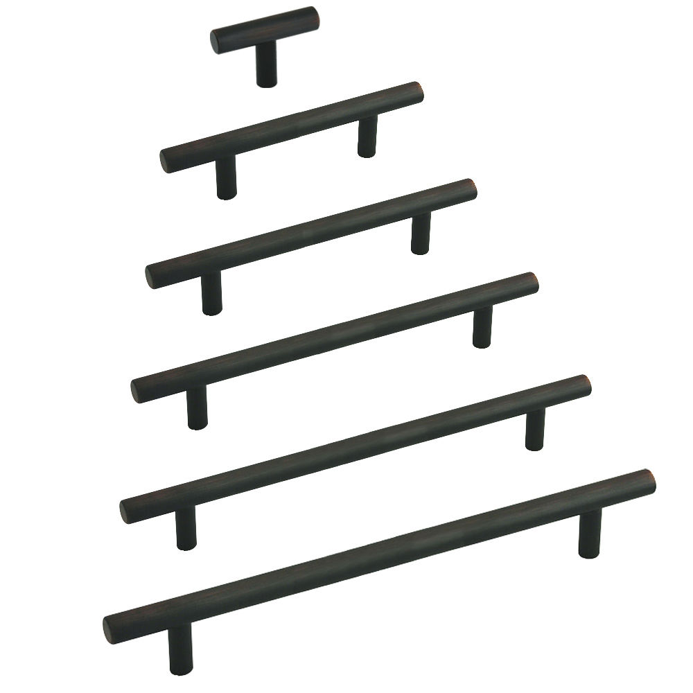 Bar Pulls Oil Brushed Bronze 2 inch to 24 inch lengths