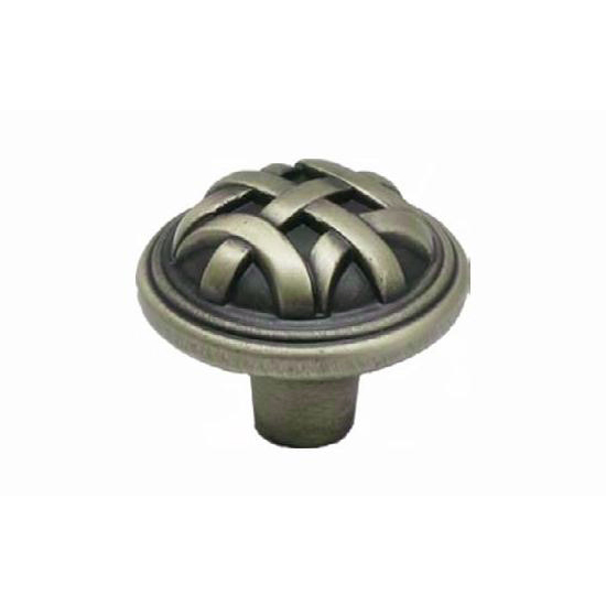 J339-ASB 1-1/4 in. Dia. Antique Satin Brass Jamison Knob