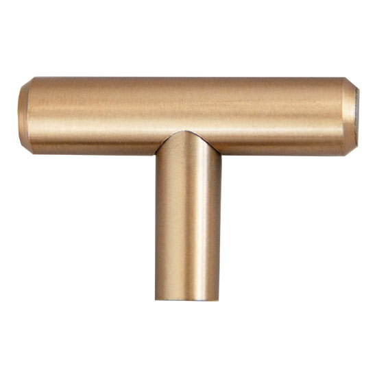 J222-RG 2 in. Length Rose Gold Jamison T-Knob