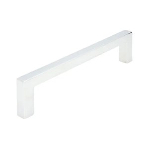 FP-87227.PC Modern Square Pull 128mm c/c Polished Chrome (56)