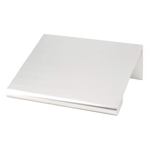 BER9000-4BNL 1-25/32 in. Contemporary Advantage Two Edge Finger Pull, Brushed Nickel Look