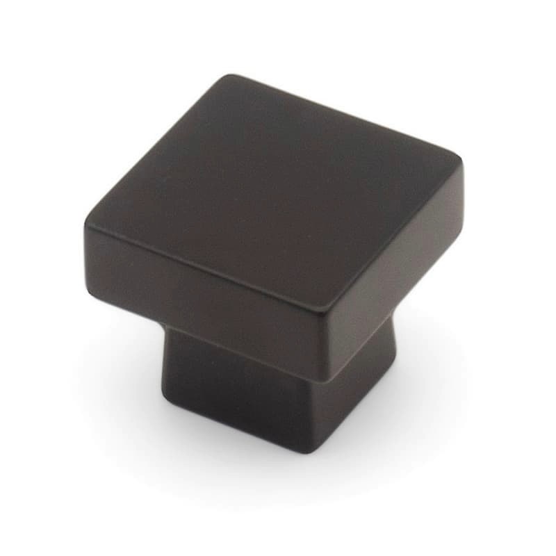 STUK722-MB 30mm City Style Square Cabinet Knob Matte Black