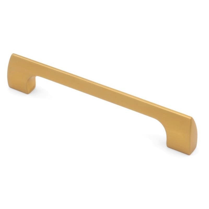 STUP744BSB-128 128mm c/c City Style Cabinet Pull Brushed Satin Brass