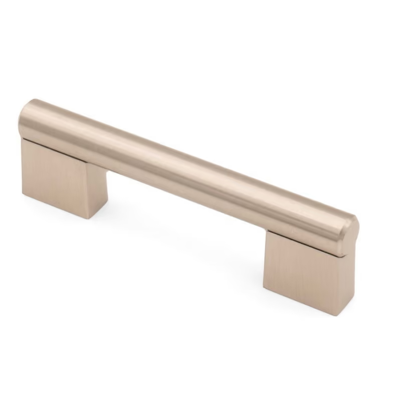 STUP755BSN-96 96mm c/c City Style Cabinet Pull Brushed Satin Nickel