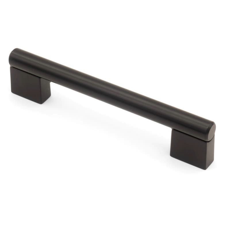 STUP755MB-128 128mm c/c City Style Cabinet Pull Matte Black