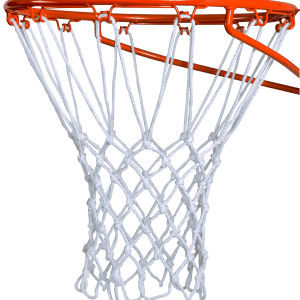 White nylon braided & knotted cord net