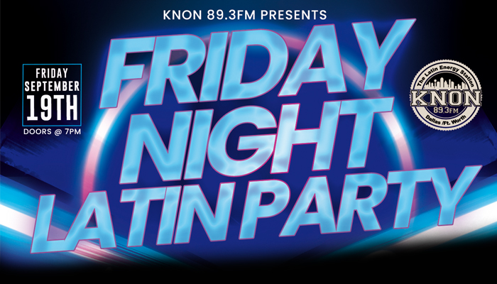 KNON 89.3FM Presents a Throwback Friday night Party!