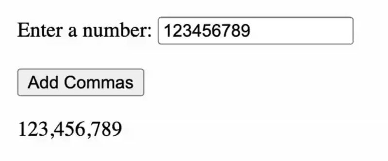 Javascript Function That Adds Commas To Large Numbers Number - Ocean Design Collection - Mobile Quality