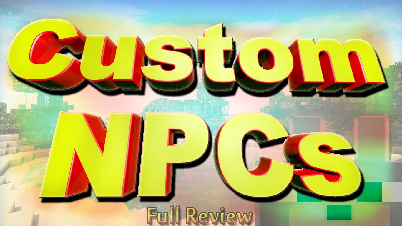Custom Npcs Noppes Minecraft Mods Custom Npcs Noppes Minecraft Mods