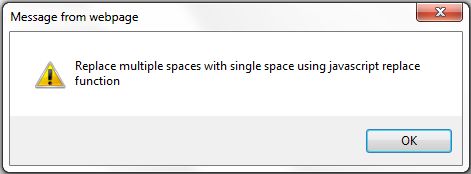 Use Javascript Replace Function Example To Replace Multi Spaces In A - Professional Landscape Design - Mobile