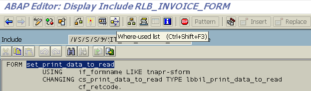 How to use Where-Used List in ABAP Editor