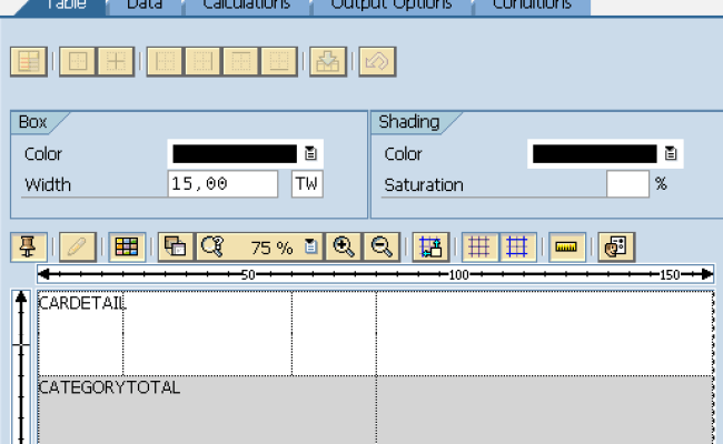 SAP ABAP: SAP Smartforms Tutorial - Table Calculations Using Sum Total