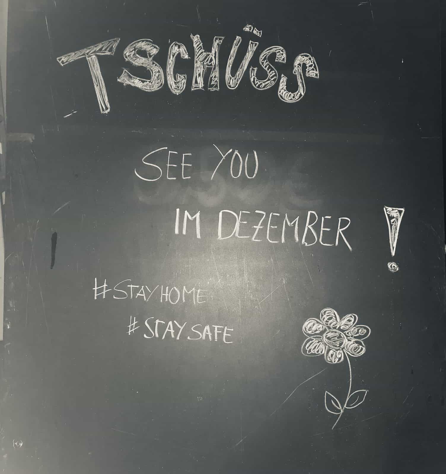 Und wieder Tschüss…