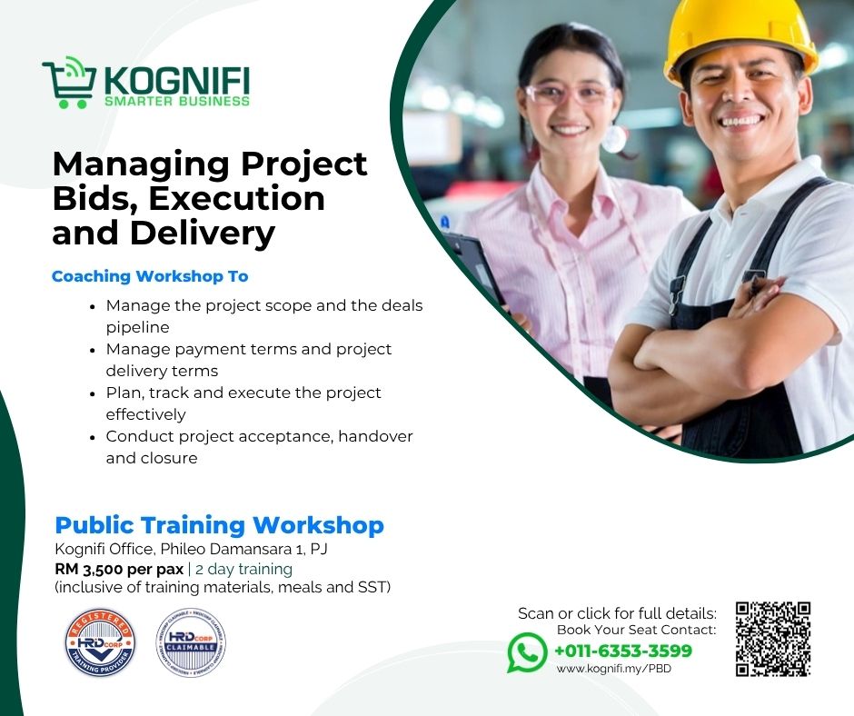 Menguruskan Pelaksanaan dan Penyampaian Bidaan Projek Latihan Awam - Kognifi