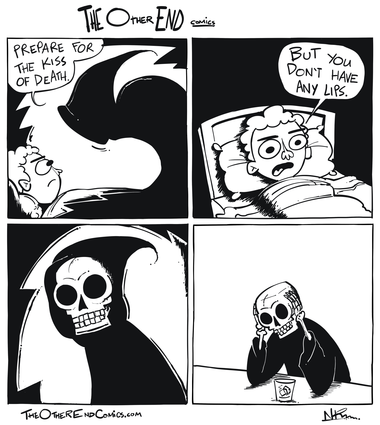 "Prepare for the soft, sensual nibble of death."