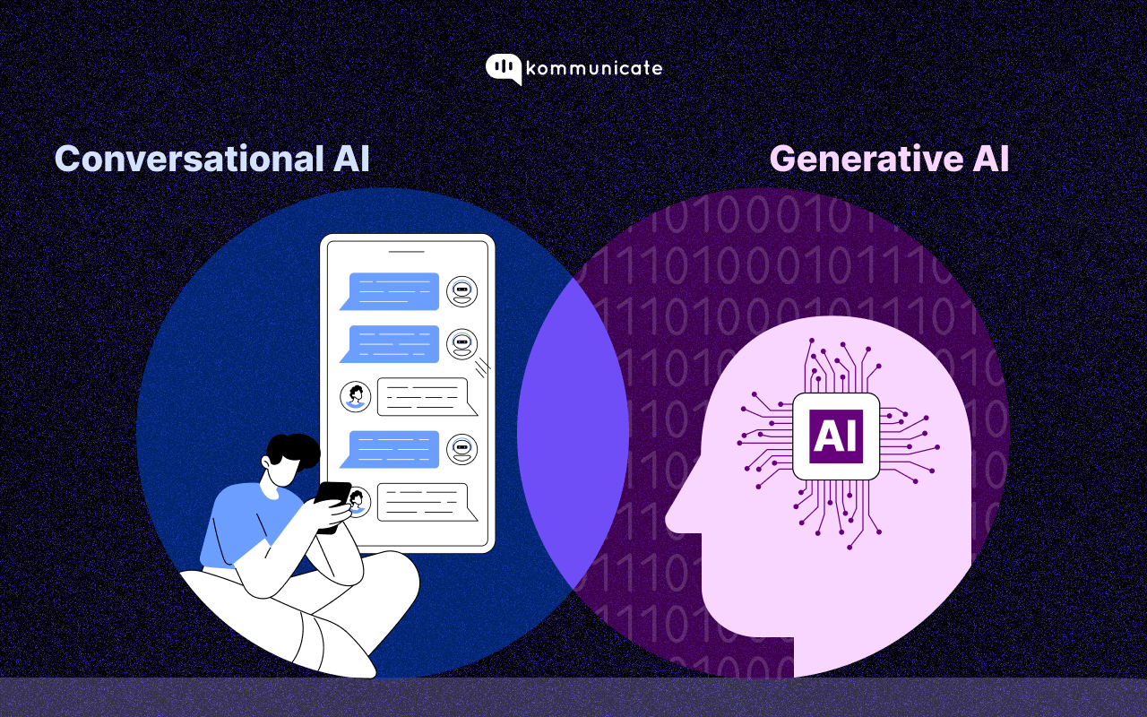 Conversational ai vs. generative ai: understanding the differences