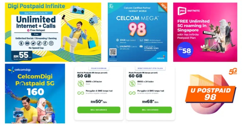 Telco Terbaik di Malaysia Pascabayar Telco Terbaik di Malaysia (Pascabayar)
