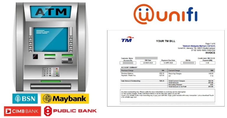 Apakah Bank Yang Menyokong Pembayaran Bil Unifi Melalui ATM Apakah Bank Yang Menyokong Pembayaran Bil Unifi Melalui ATM