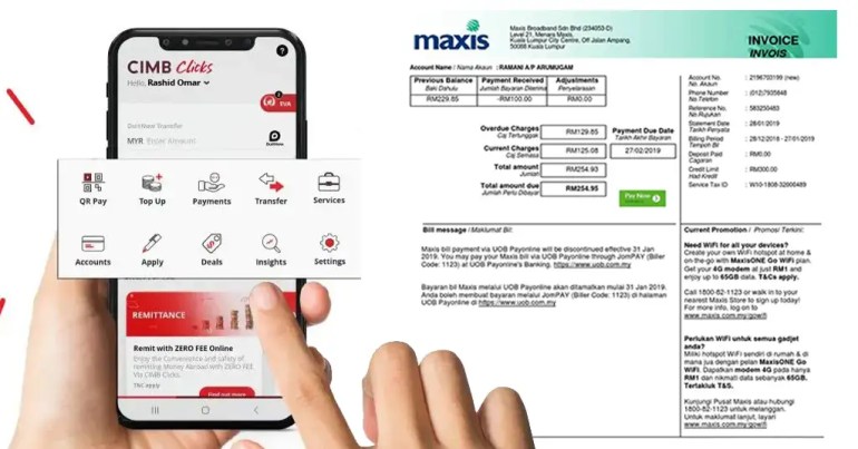 Cara Bayar Bil Maxis Guna CIMB Clicks Cara Bayar Bil Maxis Guna CIMB Clicks