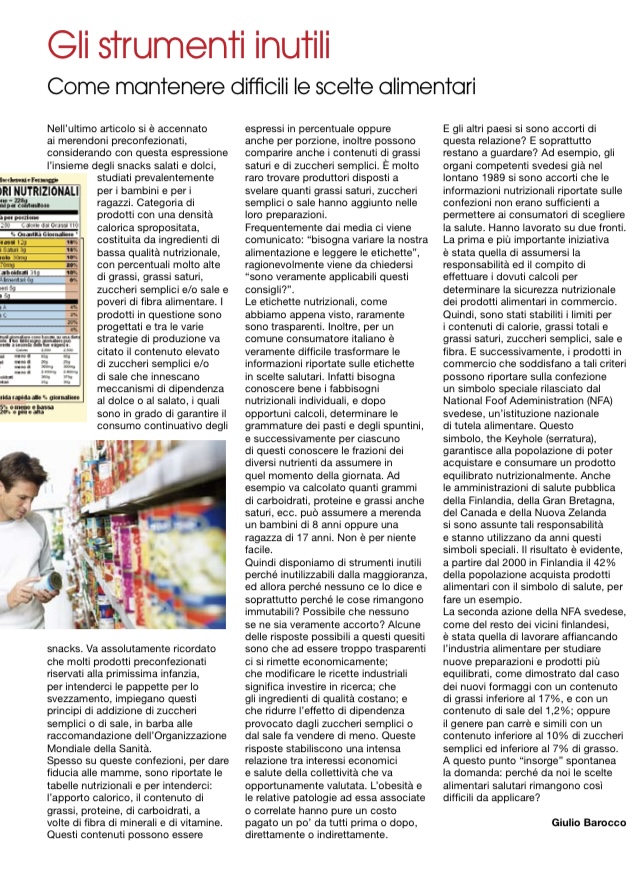 Dall’archivio di Konrad: Gli strumenti inutili - Come mantenere difficili le scelte alimentari
