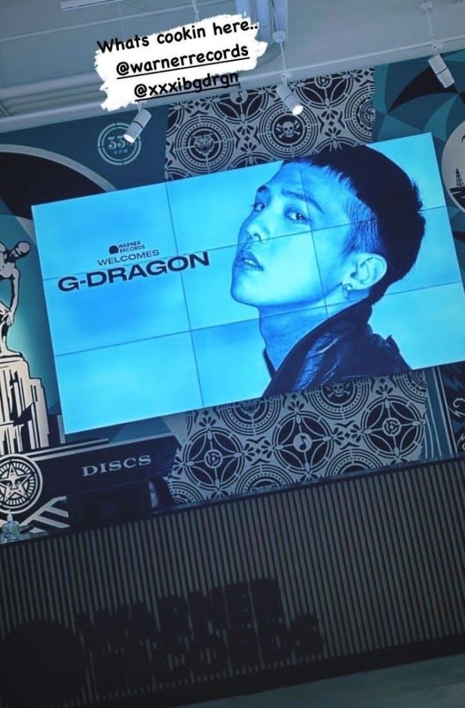 gdragon warner records 2