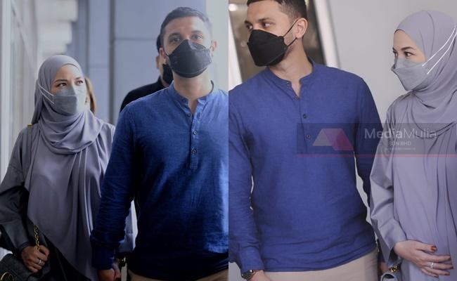 Neelofa dilihat kerap mengusap perut ketia sesi live instagram. 7rvaks3gvj49 M